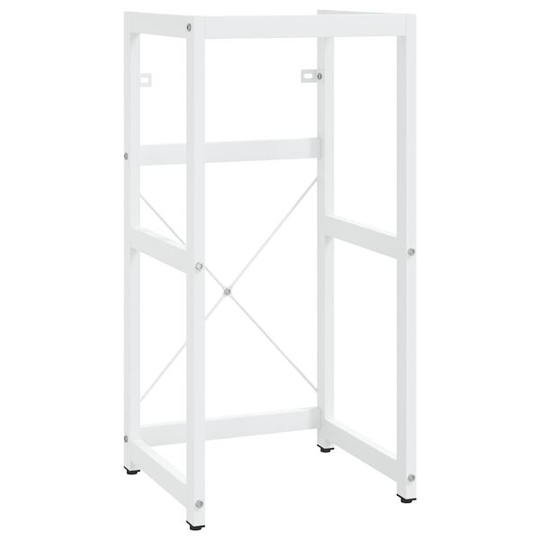 vidaXL Bathroom Washbasin Frame White 40x38x83 cm Iron