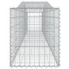 vidaXL Arched Gabion Baskets 5 pcs 400x50x60/80 cm Galvanised Iron