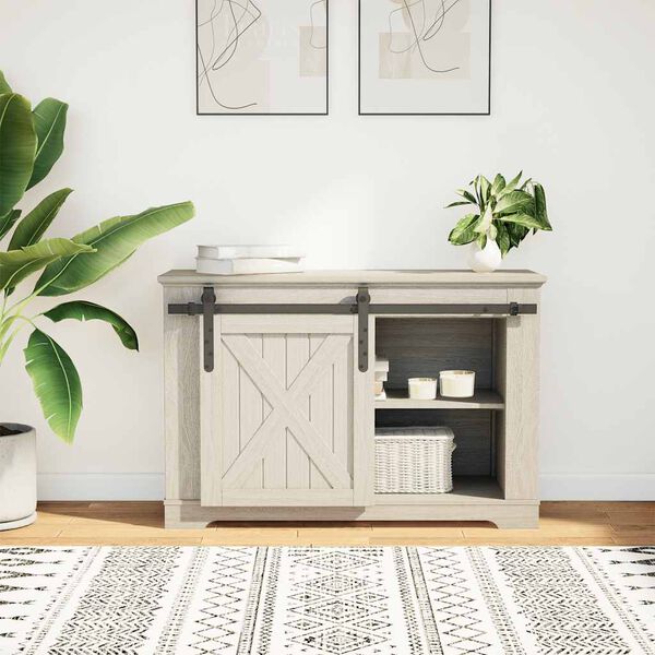 vidaXL Sliding Cabinet Door Kit 91 cm Carbon Steel