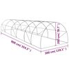 vidaXL Greenhouse 27m² 900x300x200 cm