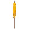 vidaXL Balinese Parasol Yellow 215 x 215 x 260 cm Cotton and Wood