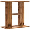 vidaXL Aquarium Stand Old Wood 60x30x60 cm Engineered Wood