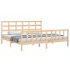 vidaXL Bed Frame without Mattress 200x200 cm Solid Wood Pine