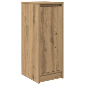 vidaXL Shoe Cabinet Artisan Oak 29.5x34x76 cm Engineered Wood