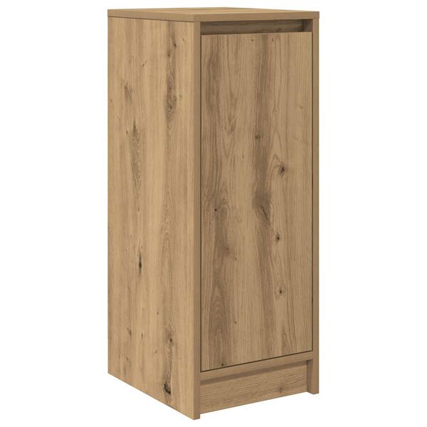 vidaXL Shoe Cabinet Artisan Oak 29.5x34x76 cm Engineered Wood