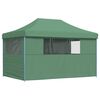 vidaXL Party Tent Folding Green 292 x 440 x 315 cm Oxford Fabric