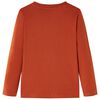 Kids' T-shirt with Long Sleeves Light Rust 128