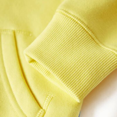 Kids' Hooded Sweatshirt with Zip Light Yellow 92