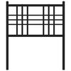vidaXL Metal Replace Headboard White 75cm