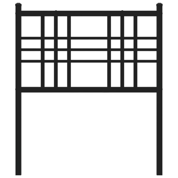 vidaXL Metal Replace Headboard White 75cm