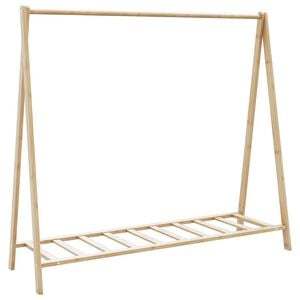 vidaXL Clothes Rack with Shelves 106x34x102 cm Bamboo