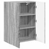 vidaXL TV Wall Cabinet Grey Sonoma 59.5 x 31 x 80 cm Engineered Wood
