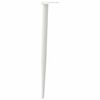 vidaXL Console Table Legs Conical Shape 4 pcs White 72-73 cm Steel