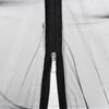 vidaXL Mosquito Net Mongolia with Doors 220 Mesh&nbsp;Black&nbsp;200x120x130 cm