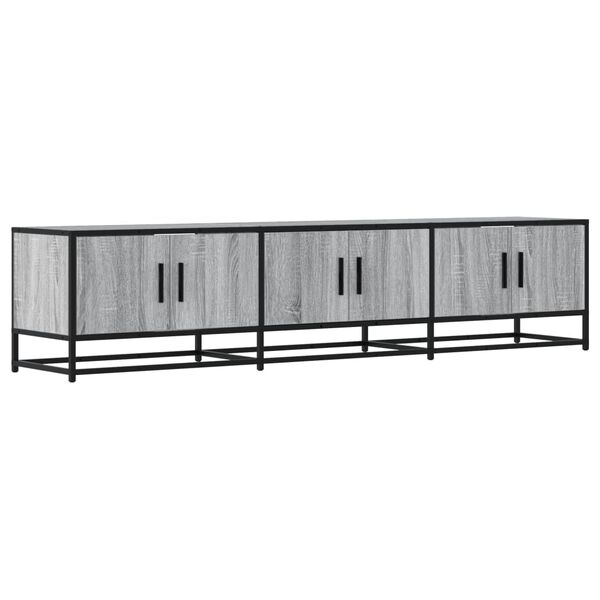vidaXL TV Cabinet Grey Sonoma 180x35x41 cm Engineered Wood