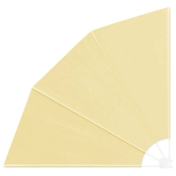 vidaXL Balcony Privacy Screen Sand 160 x 160 cm Fabric