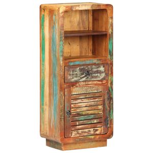 vidaXL Highboard | Multicolour | Solid reclaimed wood | Highboard | Rectangular