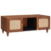 vidaXL Coffee Tables Brown 100 x 54 x 40 cm Cane and solid mango wood