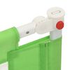 vidaXL Toddler Safety Bed Rail Green 140x25 cm Fabric