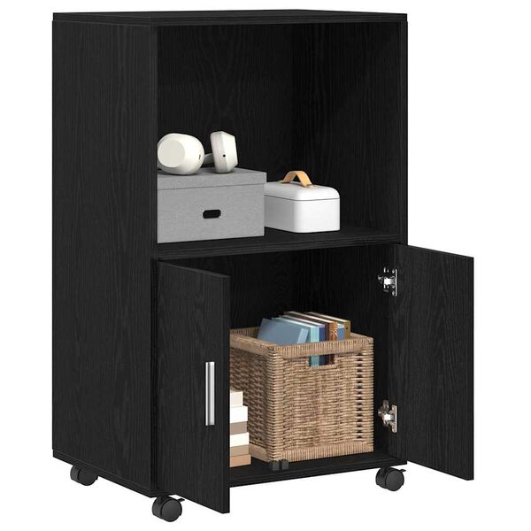 vidaXL Cabinet Black Oak 55 x 40 x 82 cm