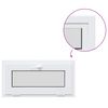 vidaXL Basement Window Internal Colour White RISOR 85 x 45 cm