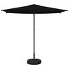 vidaXL Garden Parasol with Base 270 x 270 cm Polyester Rectangular