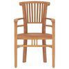 vidaXL 5 Piece Garden Dining Set Solid Wood Teak
