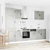 vidaXL 7 Piece Kitchen Cabinet Set Kalmar Concrete Grey Engineered Wood
