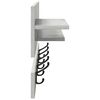 vidaXL Wall-Mounted Coat Rack with Shelf Concrete Grey 90 x 15 x 36 cm