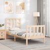 vidaXL Bed Frame without Mattress Small Single Solid Wood Pine