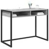 vidaXL Desk with Storage Grey Sonoma 100 x 50 x 75 cm Engineered Wood