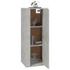 vidaXL Wall Mounted TV Cabinet Concrete Grey 40x34,5x100 cm