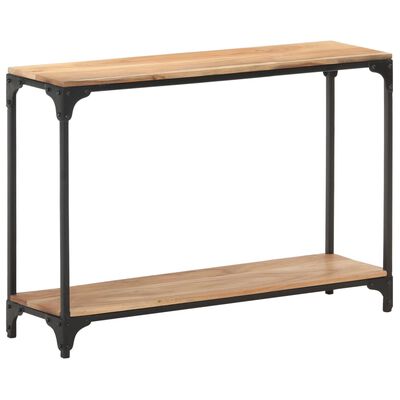 vidaXL Console Table 110x30x75 cm Solid Acacia Wood