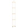 vidaXL Kid's Rope Ladder Solid Wood and PE 30x168 cm