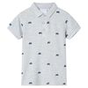 Kids' Polo Shirt&nbsp; Grey Melange 140