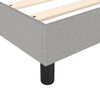 vidaXL Box Spring Bed Frame Light Grey Double Fabric (UK/IE/FI/NO only)
