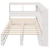 vidaXL Bookcase Bed without Mattress White 90x190cm Solid Wood Pine