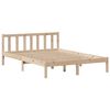 vidaXL Bookcase Bed without Mattress 140x190 cm Solid Wood Pine