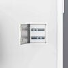 vidaXL Access Panel 2 pcs White 23 x 23 x 3 cm Steel