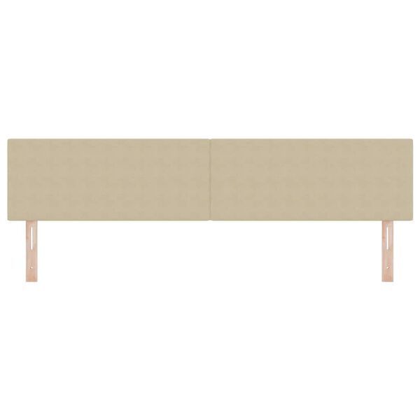 vidaXL Headboard with Headboard Light Green Grey 200 cm Faux Leather