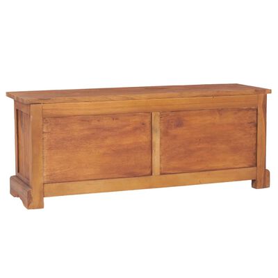 vidaXL TV Cabinet 100x30x40 cm Solid Teak Wood