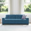 vidaXL Sofa Blue 221 x 80 x 80 cm Poly velvet
