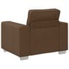 vidaXL Sofa Brown 100 x 77 x 82 cm Fabric