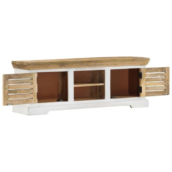 vidaXL TV Cabinet 110x30x40 cm Solid Wood Mango