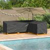 vidaXL Furniture Cover Black 250 x 180 x 80 cm 600D Oxford Fbric