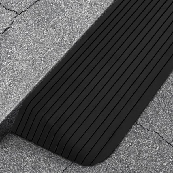 vidaXL Threshold Ramps 2 pcs 110x41x5 cm Rubber