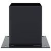 vidaXL Post Bases Square 4 pcs Anthracite 121x121 mm Powder-coated Steel