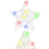 vidaXL Christmas Tree with 100 LEDs Multicolour 120 cm Acrylic