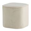 Venture Home Pouffe Piff 44x44x41 cm Velvet White