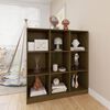 vidaXL Book Cabinet/Room Divider Honey Brown 104x33.5x110 cm Pinewood